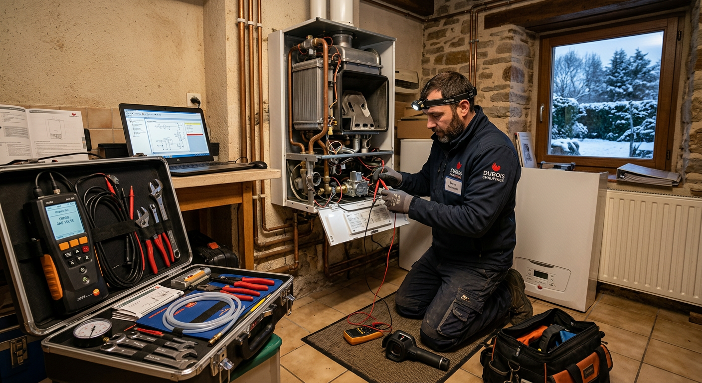 Dépannage urgence panne de chauffage chaudière à Élancourt